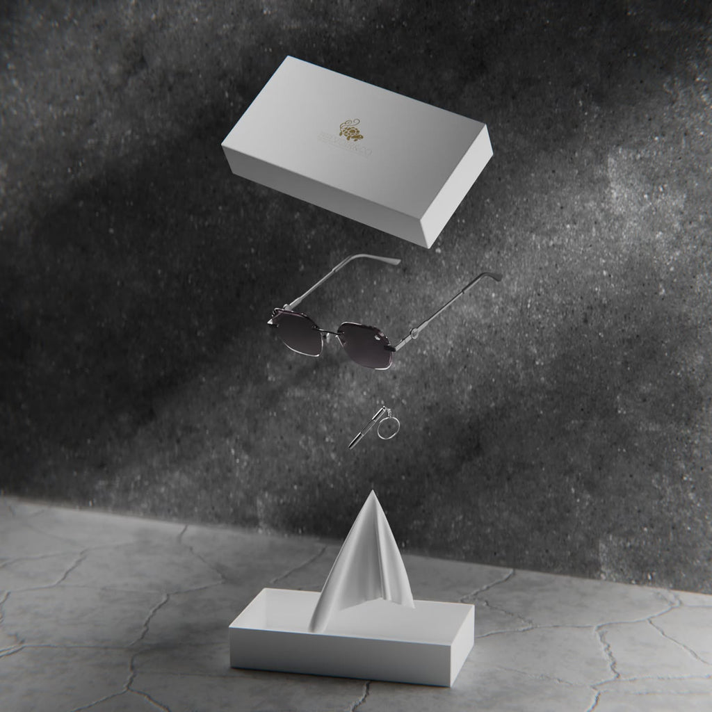 Willow Rimless — Smoke | Silver