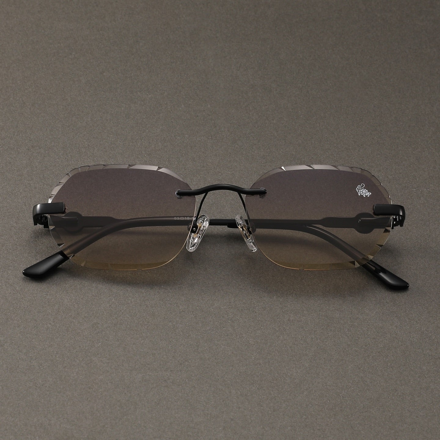 Willow Rimless — Brown | Stealth | Diamond-Cut Lenses