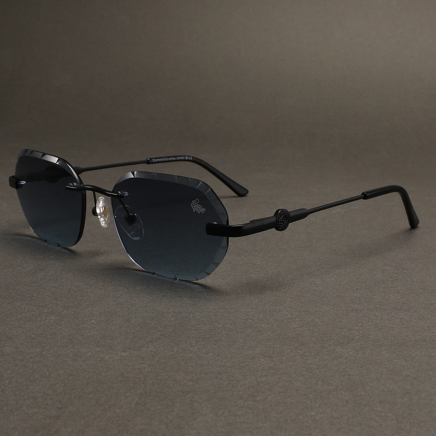 Willow Rimless — MidnightBlue | Stealth | Diamond-Cut Lenses