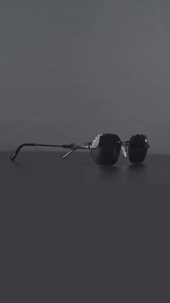Willow Rimless — Stealth | Diamond-Cut Lenses
